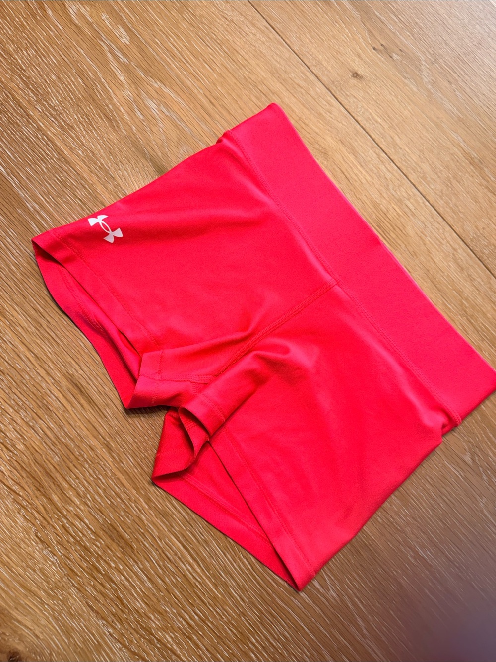 Under Armour Women’s Bright Red Athletic Bike Shorts